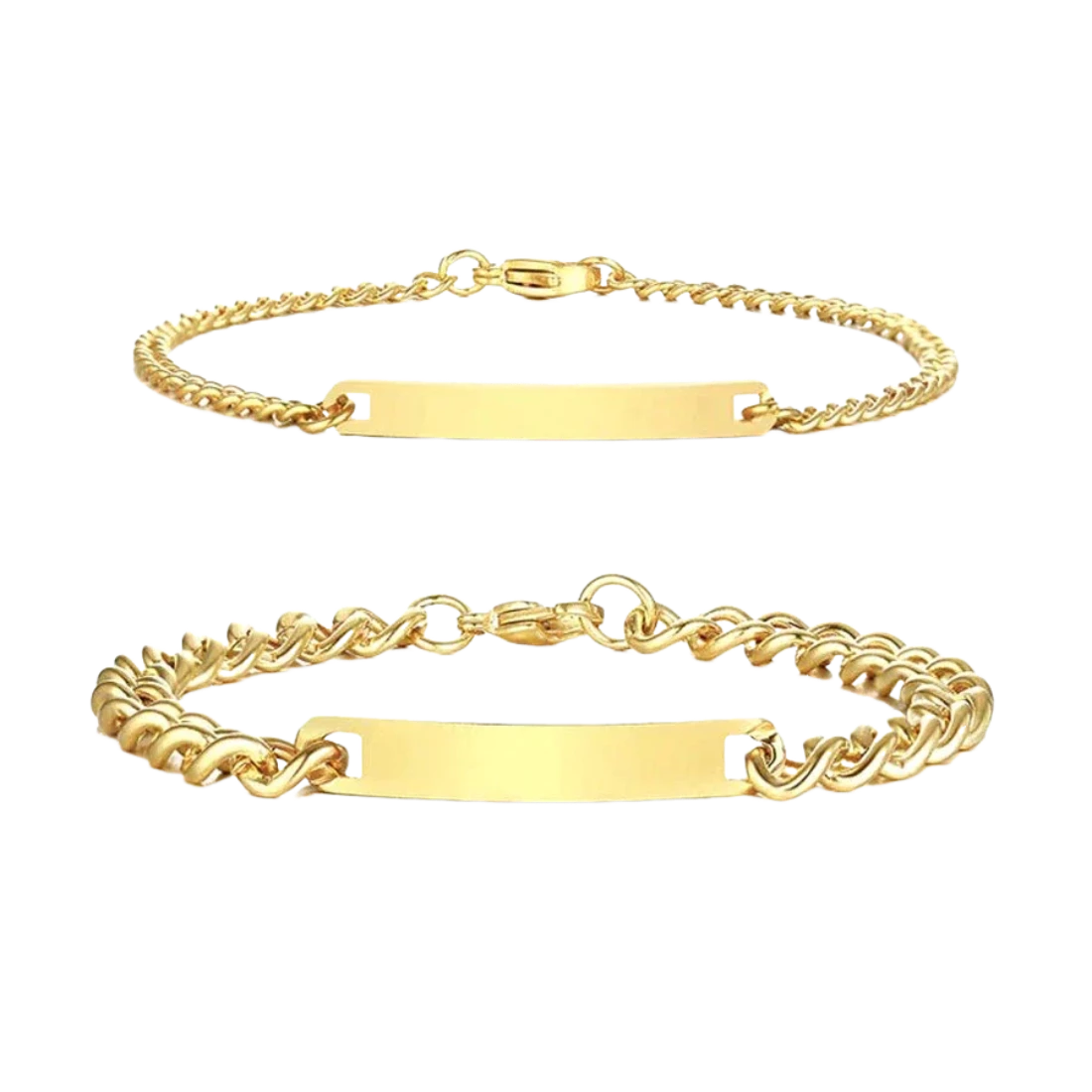Christmas Engraved Bracelets For Couples