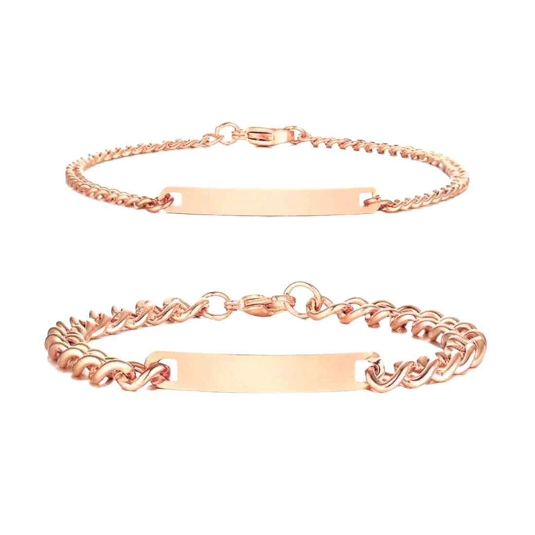 Christmas Engraved Bracelets For Couples