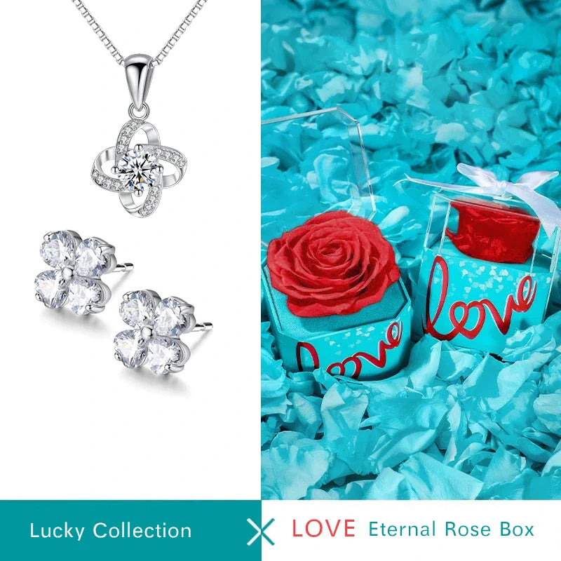 Lucky Clover Clip-on Earrings Sterling Silver