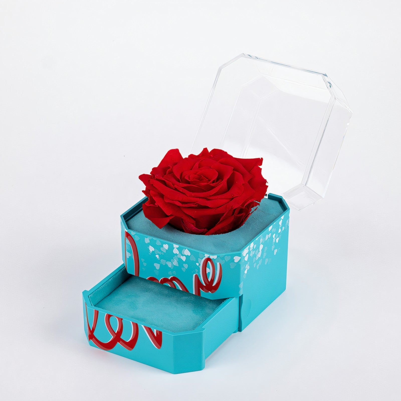 LOVE Eternal Rose Jewelry Box & Authentic Rose
