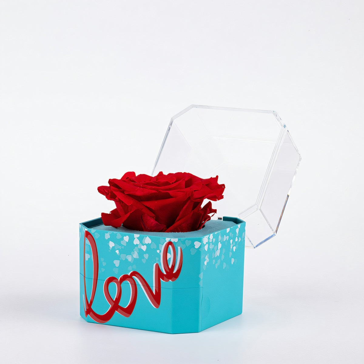 LOVE Eternal Rose Jewelry Box & Authentic Rose