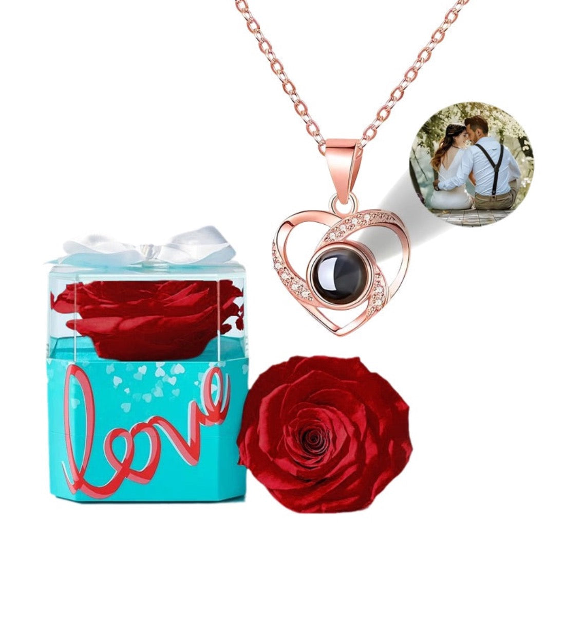 Personalized 925 Silver Heart Necklace