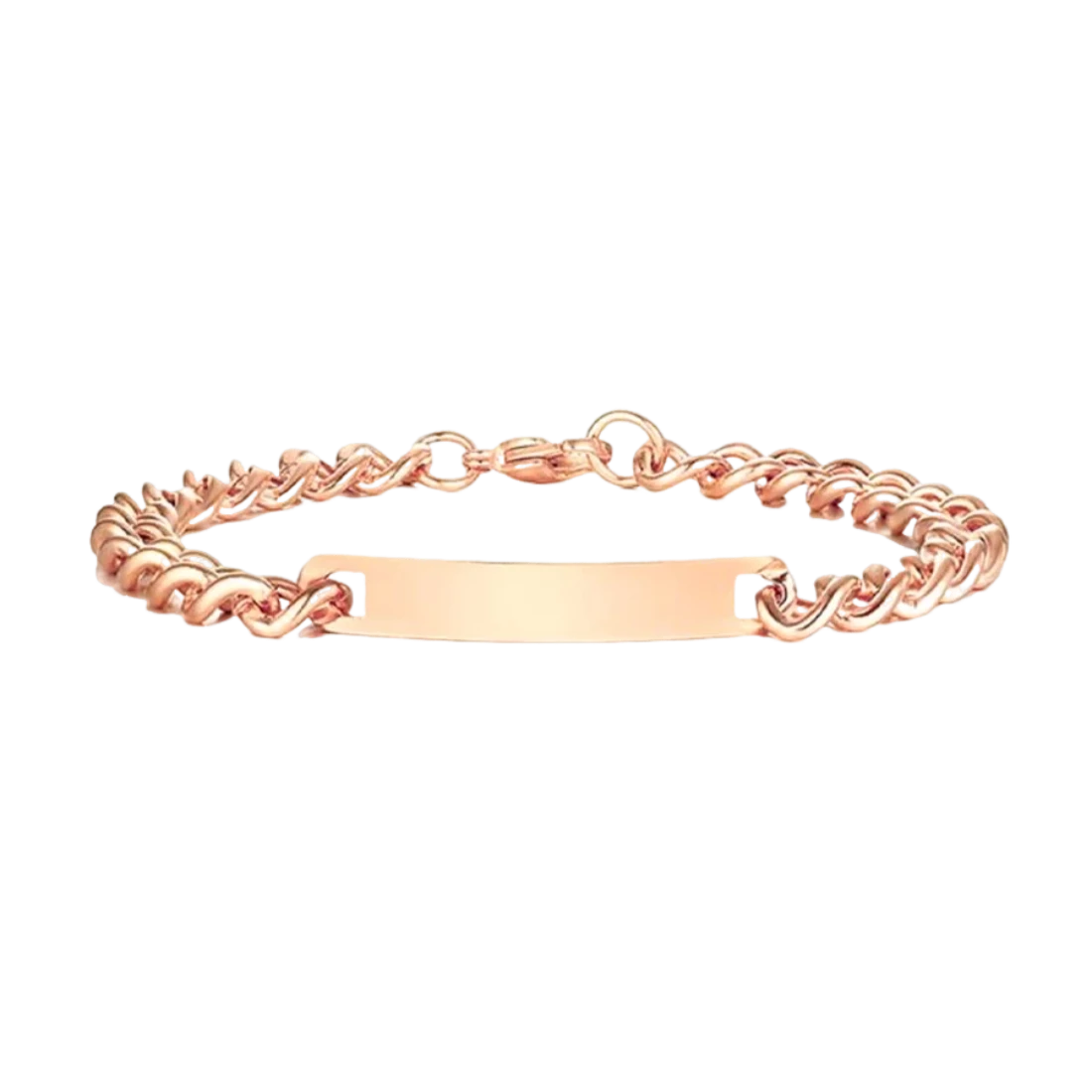 Personalized Men Engraved Titanium Bracelet