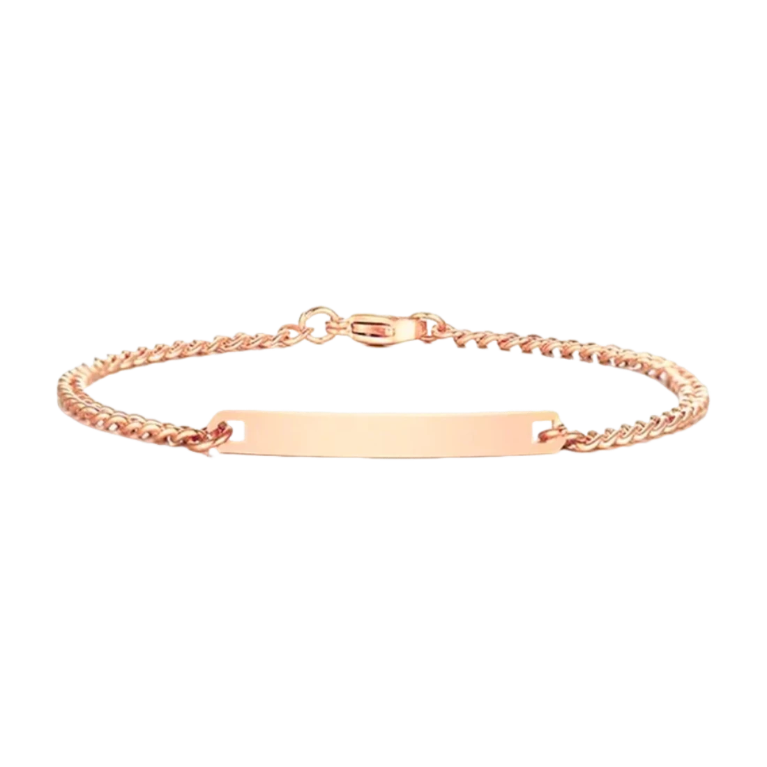 Personalized Women Engraved Titanium Bracelet