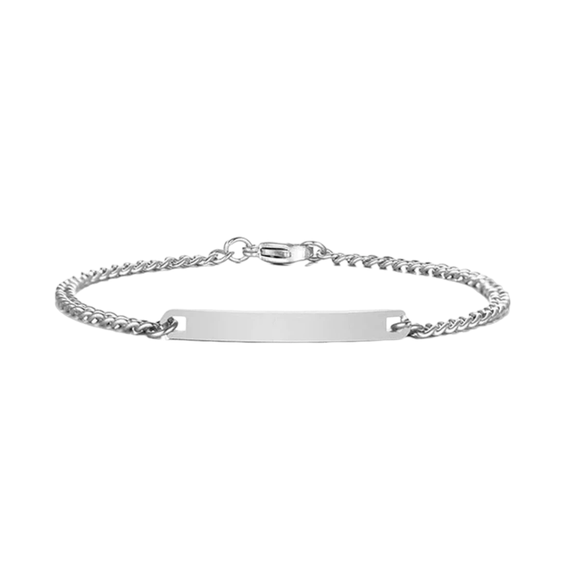 Personalized Women Engraved Titanium Bracelet