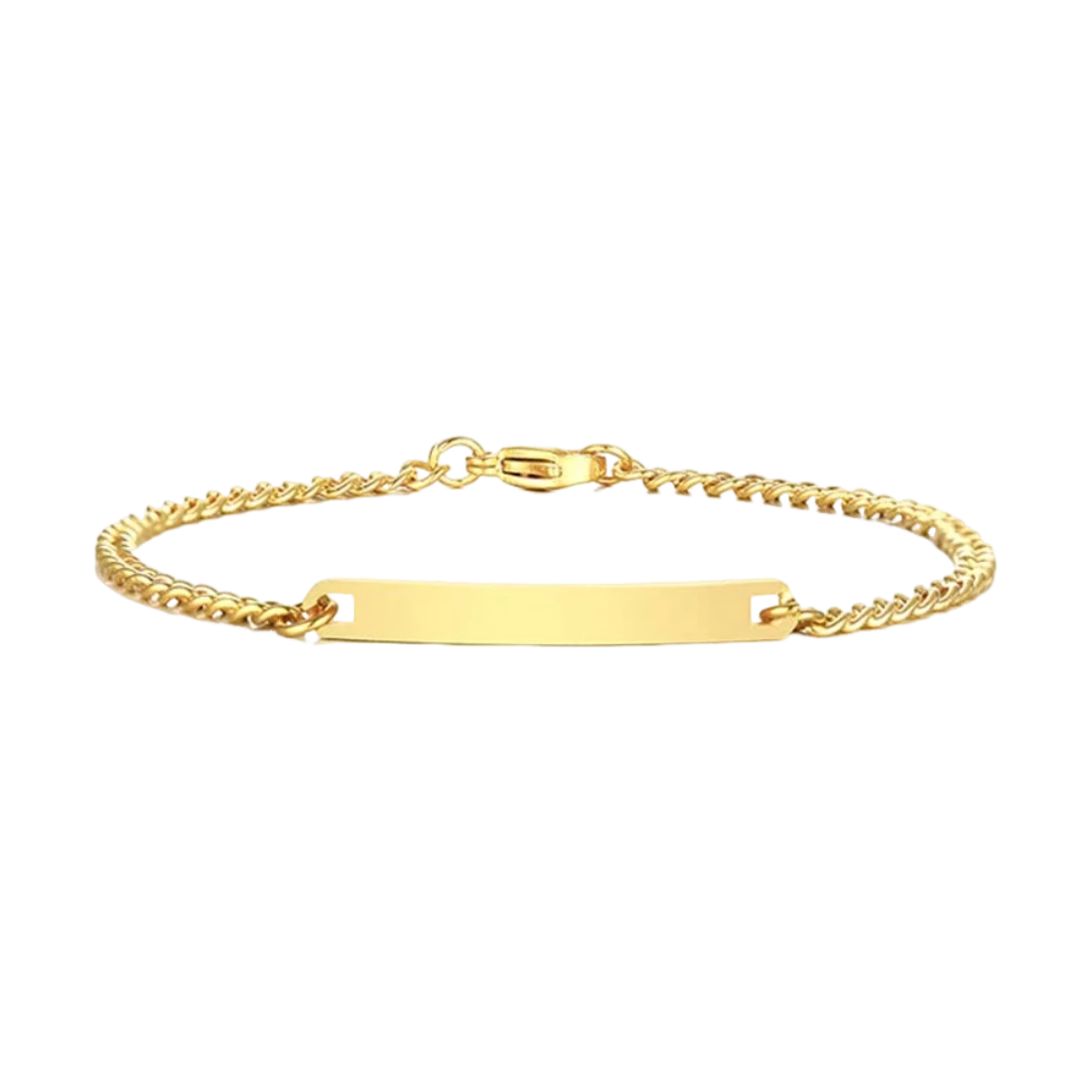 Personalized Women Engraved Titanium Bracelet