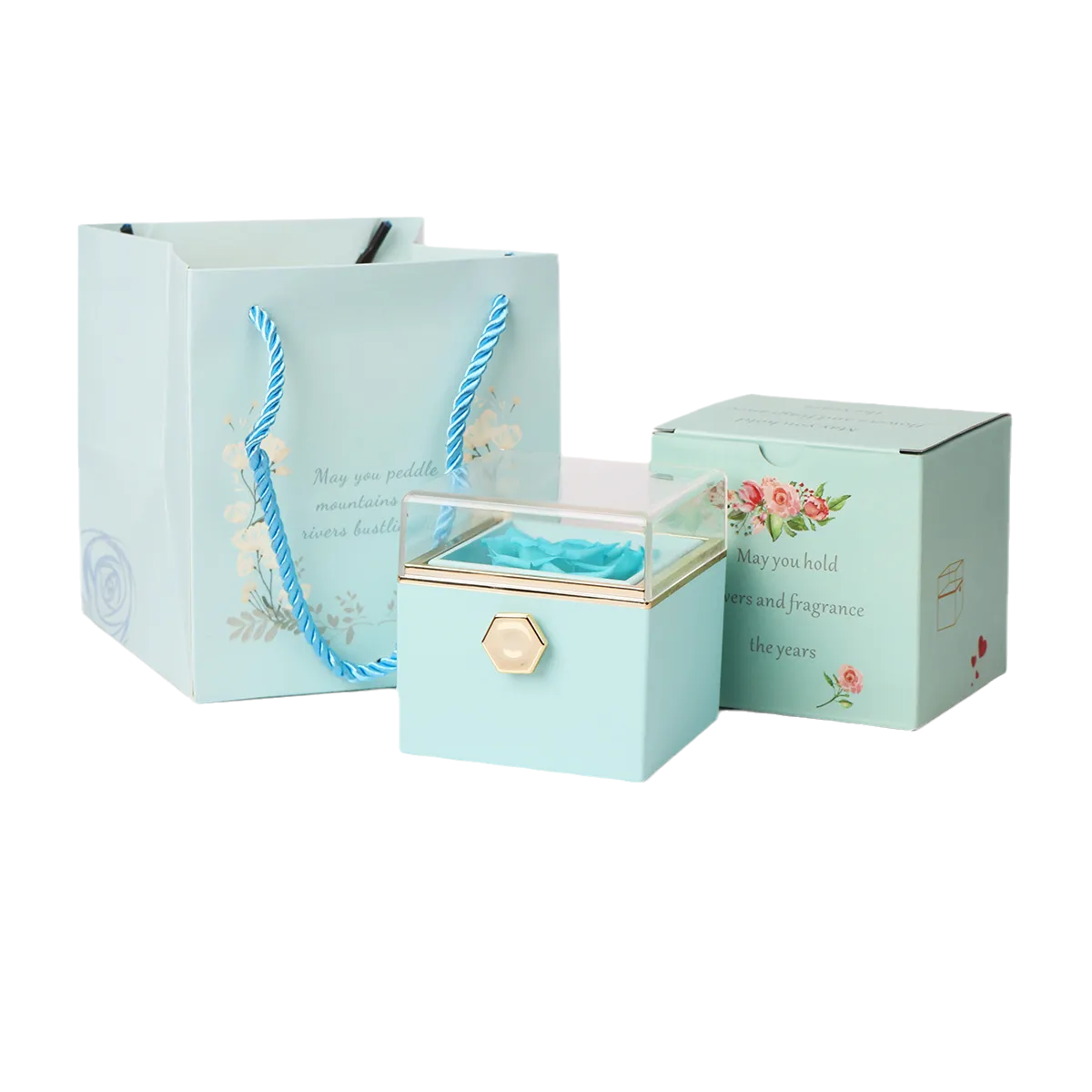 Eternal Jewelry Gift Box Real Rose