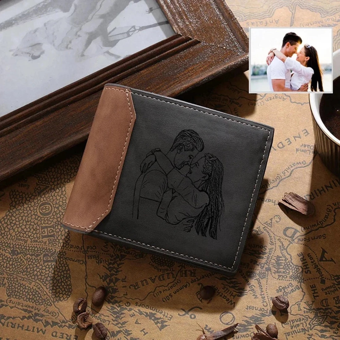 Personalized Leather Wallet For Men