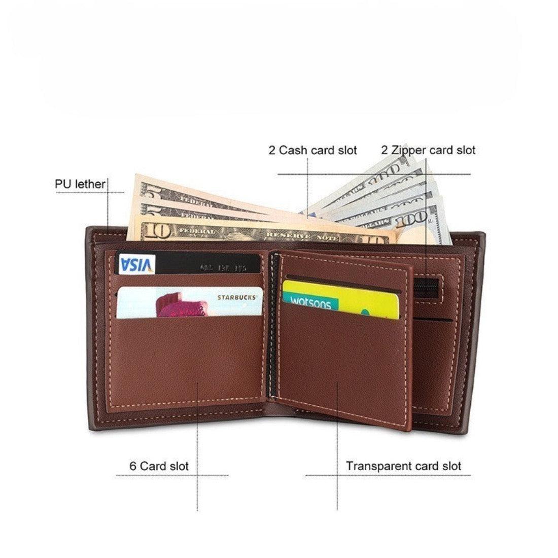 Personalized Wallet For Men Engraved Photo & Words – TWLE