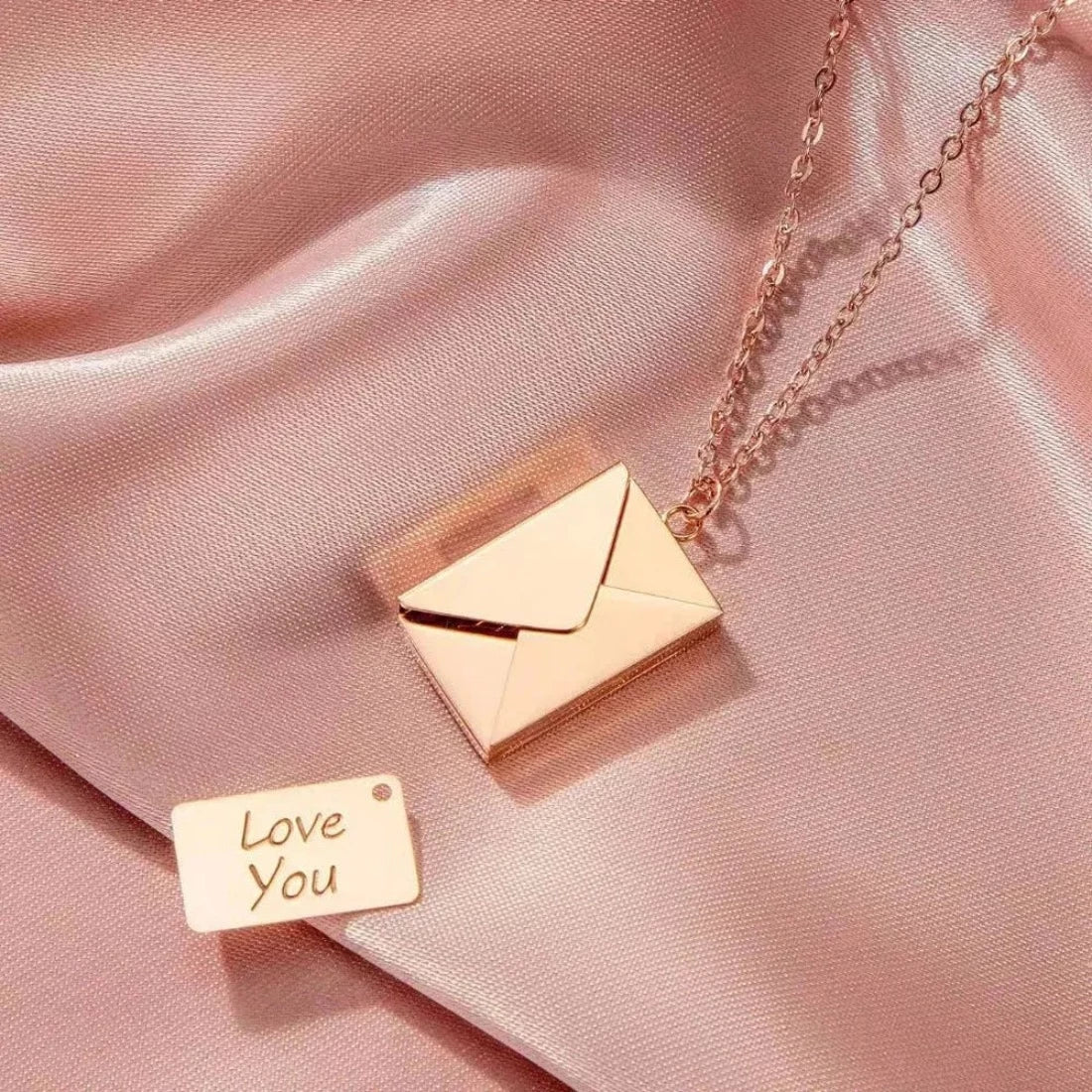 Christmas Love Letter Necklace Envelope