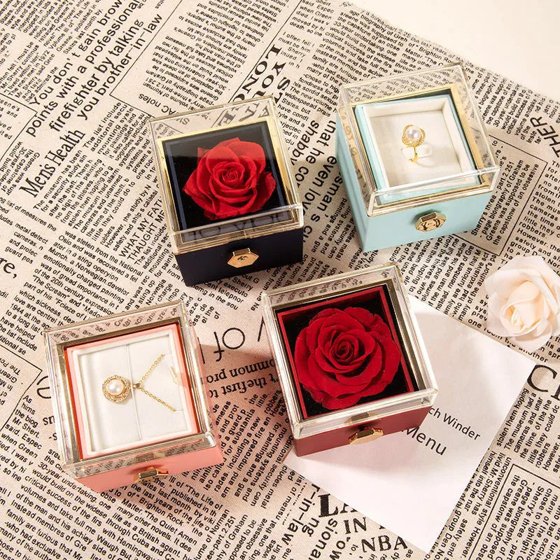 Eternal Jewelry Gift Box Real Rose